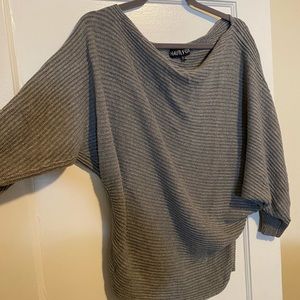 Plus Off the Shoulder Batwing Sweater